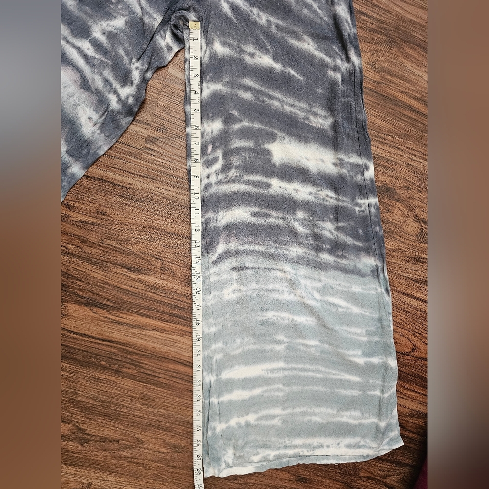 Young Fabulous & Broke Wide Leg Pants Size XS Grey & White - Picture 4 of 11